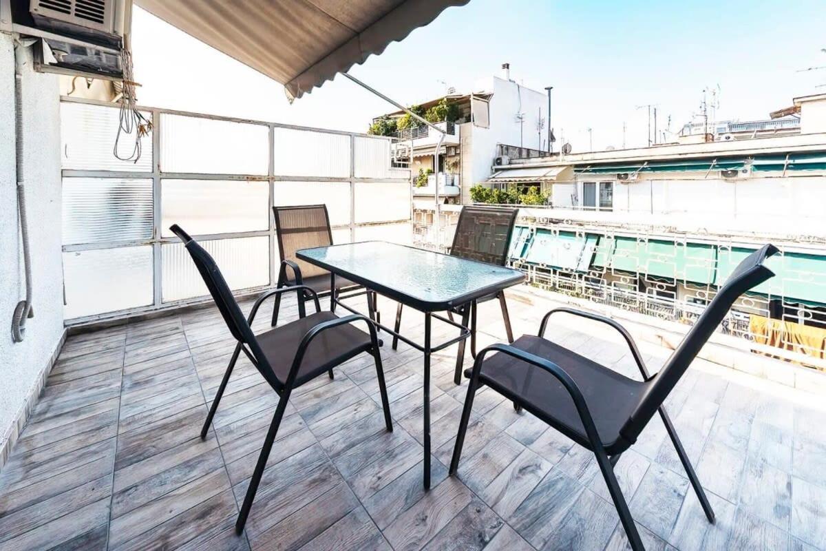 Topfloor Central Apt With Urban Views,3' To Metro 아테네 외부 사진