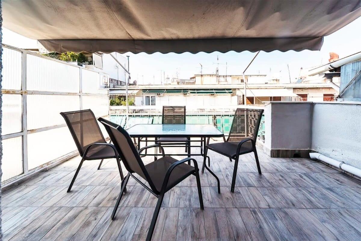 Topfloor Central Apt With Urban Views,3' To Metro 아테네 외부 사진